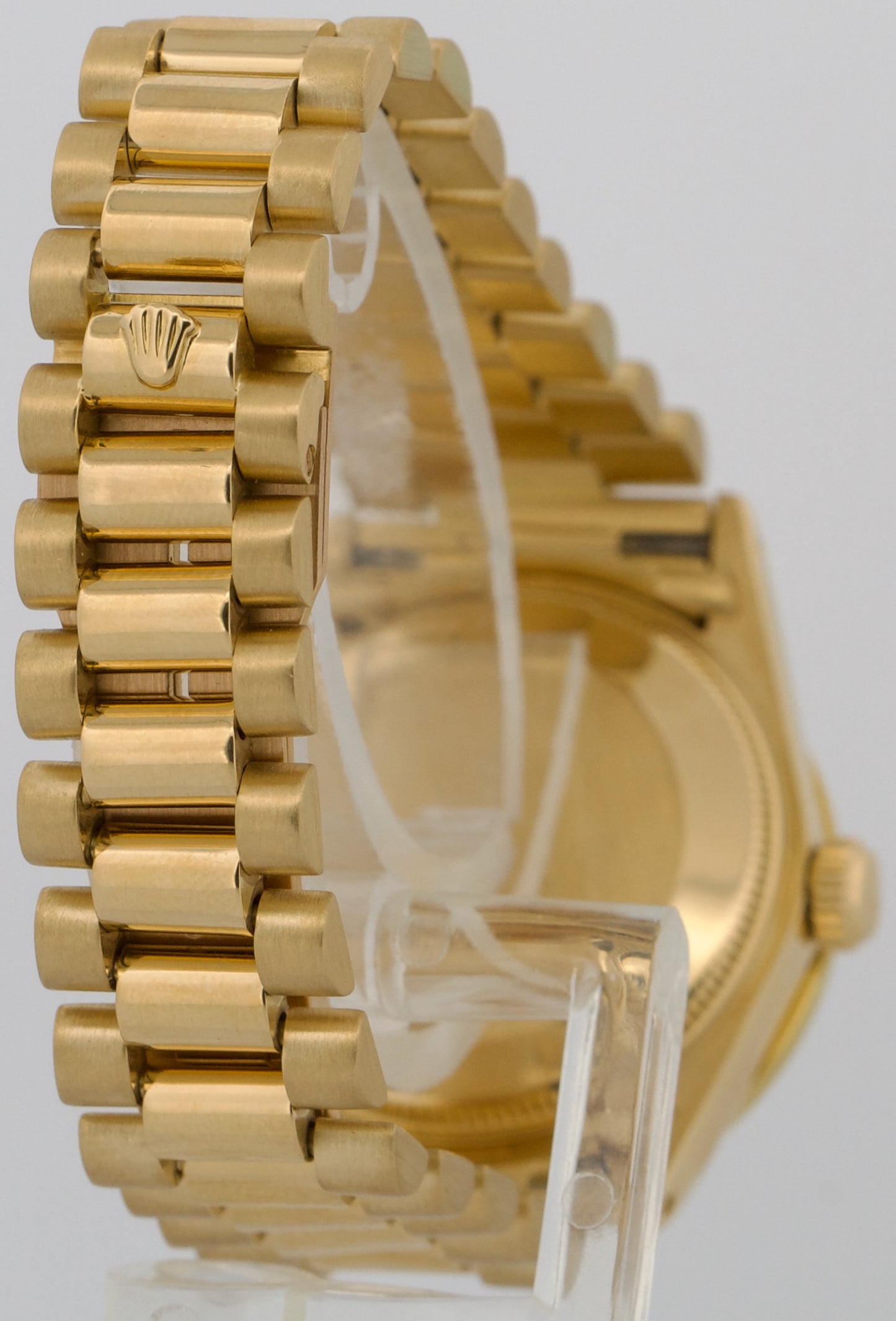 VINTAGE 1979 Ladies Rolex DateJust President CHAMPAGNE DIAMOND 31mm 18K 6827