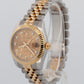 PAPERS Rolex DateJust CHAMPAGNE DIAMOND Jubilee Two-Tone 31mm 178273 Watch BOX
