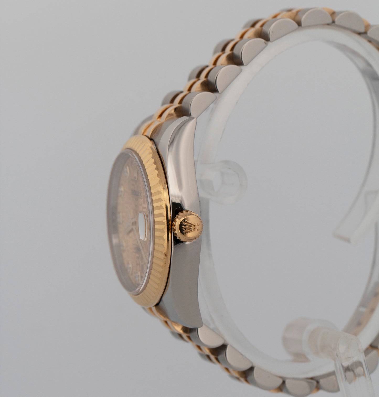 PAPERS Rolex DateJust CHAMPAGNE DIAMOND Jubilee Two-Tone 31mm 178273 Watch BOX