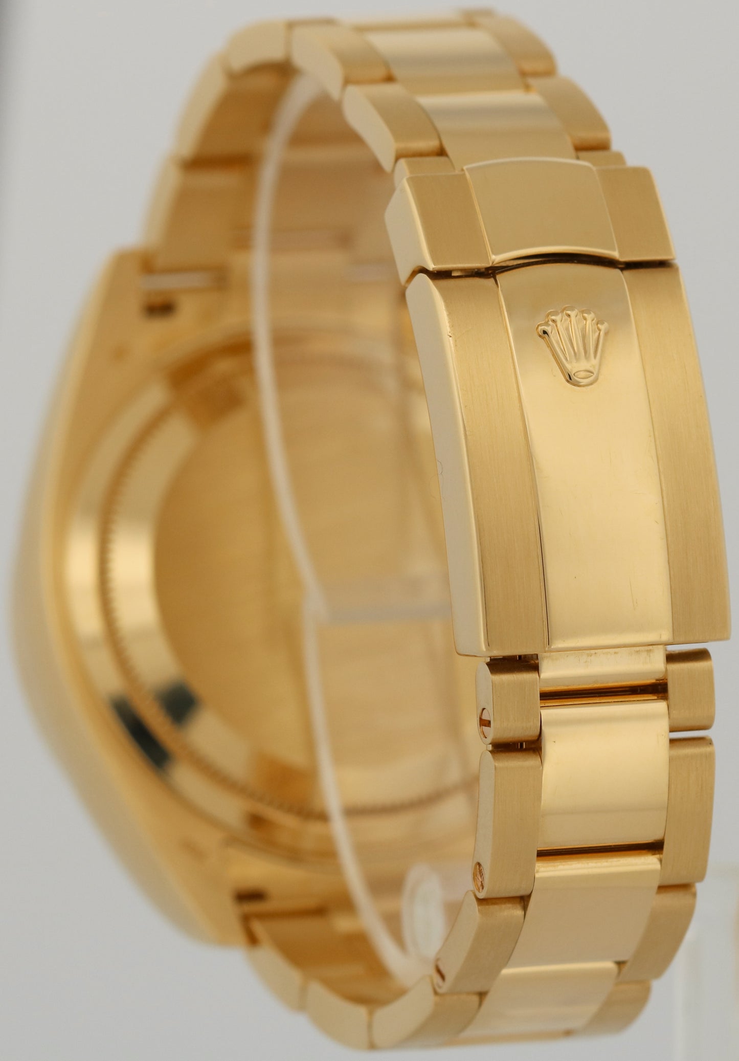 MINT PAPERS Rolex Sky-Dweller CHAMPAGNE ARABIC 18K Yellow Gold 42mm 326938 BOX