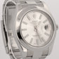 Rolex DateJust II SILVER Stainless Steel 41mm OYSTER Automatic 116300 Watch