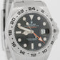 2022 Rolex Explorer II 42mm BLACK Orange Stainless Steel GMT Date 226570 BOX