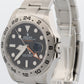 2021 PAPERS Rolex Explorer II 42mm BLACK Stainless Steel GMT 226570 Watch BOX