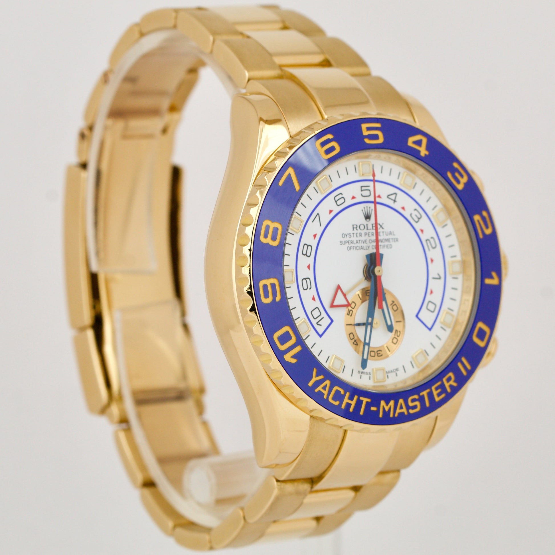 Rolex Yacht-Master II 116688 18k Yellow Gold 44mm Blue Ceramic Bezel