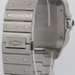 2022 PAPERS Cartier Santos 39.8mm WHITE ROMAN Stainless Steel 4072 WSSA0018 BOX