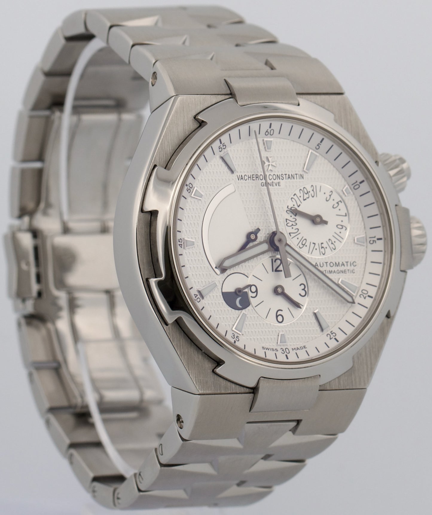 Vacheron Constantin Overseas Dual Time Steel WHITE 42mm 47450/B01A-9226 Watch