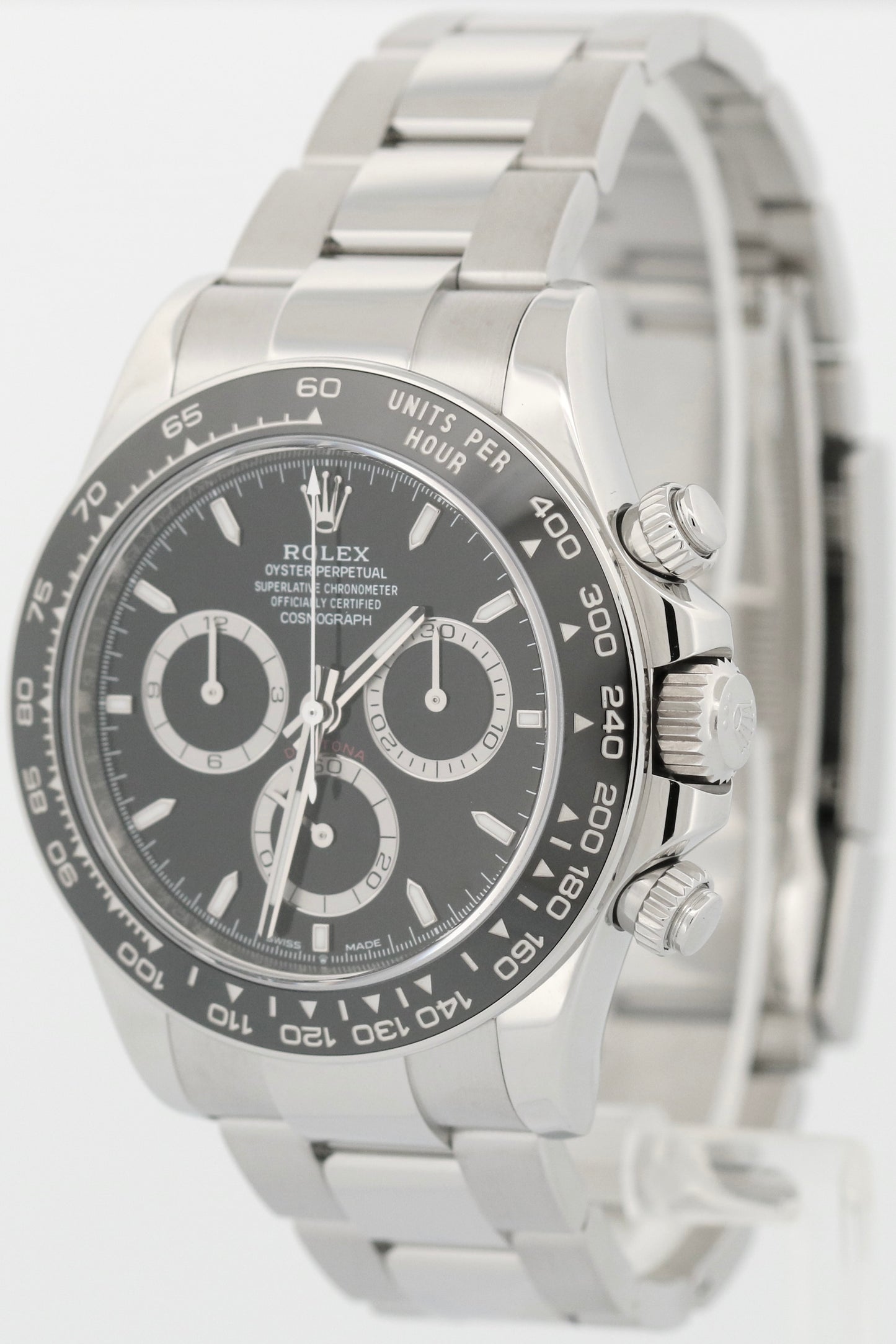 2024 PAPERS Rolex Daytona Cosmograph Steel BLACK Ceramic 40mm 126500 LN BOX