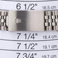 2023 SERVICE Rolex DateJust 36mm GRAY JUBILEE Fluted 18K Stainless Watch 16234