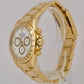 Rolex Daytona Cosmograph 40mm WHITE 18K Yellow Gold Oyster Watch 116528