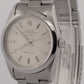 PAPERS 1997 Rolex Oyster Perpetual Air-King SILVER Steel OYSTER 34mm 14000 BOX