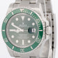 MINT PAPERS Rolex Submariner Date HULK Green Stainless Steel 40mm 116610 LV BOX