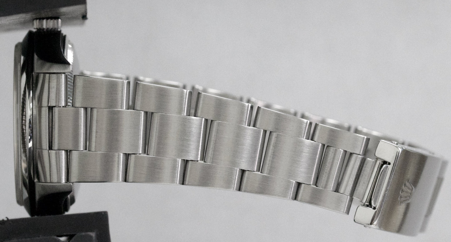 PAPERS 1997 Rolex Oyster Perpetual Air-King SILVER Steel OYSTER 34mm 14000 BOX