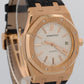Audemars Piguet Royal Oak 18K Gold WHITE Leather 39mm 15300OR.OO.D088CR.02 BOX