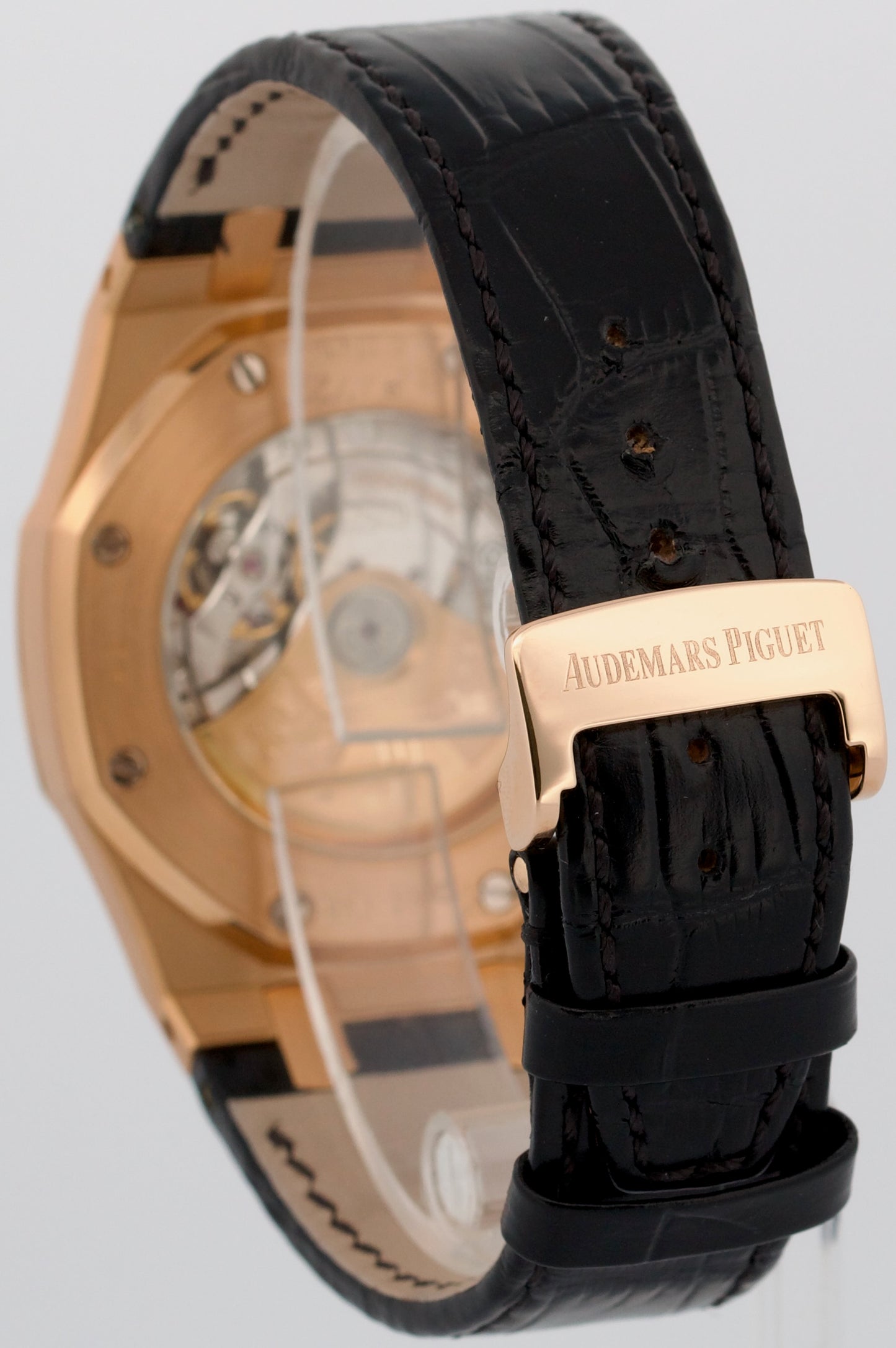 Audemars Piguet Royal Oak 18K Gold WHITE Leather 39mm 15300OR.OO.D088CR.02 BOX