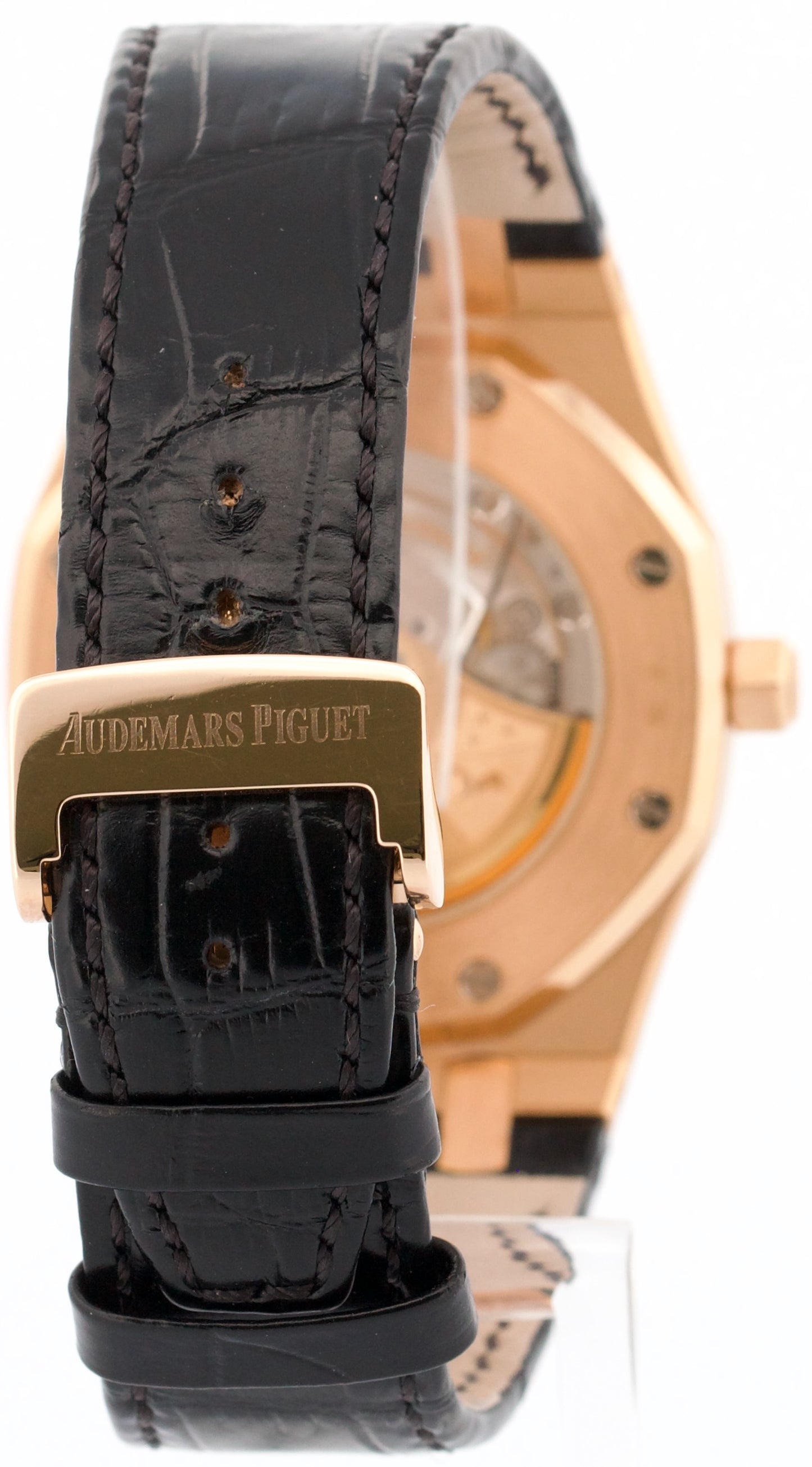 Audemars Piguet Royal Oak 18K Gold WHITE Leather 39mm 15300OR.OO.D088CR.02 BOX