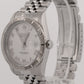 2002 PAPERS Rolex DateJust Turn-O-Graph SILVER ROMAN 18K Steel JUBILEE 16264 BOX