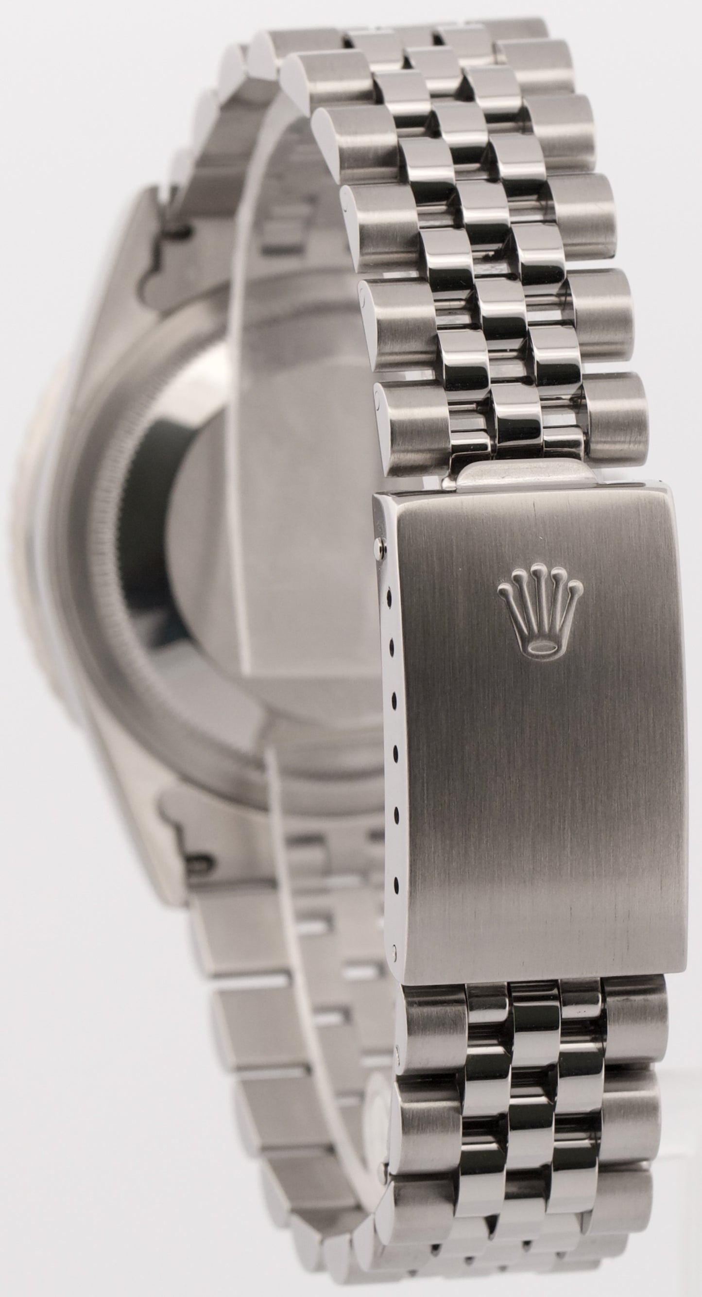 2002 PAPERS Rolex DateJust Turn-O-Graph SILVER ROMAN 18K Steel JUBILEE 16264 BOX