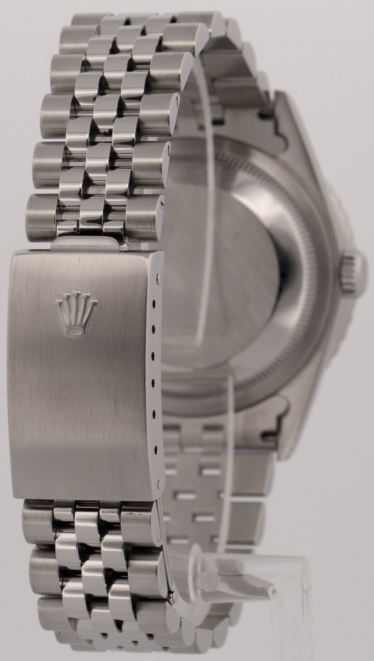 2002 PAPERS Rolex DateJust Turn-O-Graph SILVER ROMAN 18K Steel JUBILEE 16264 BOX