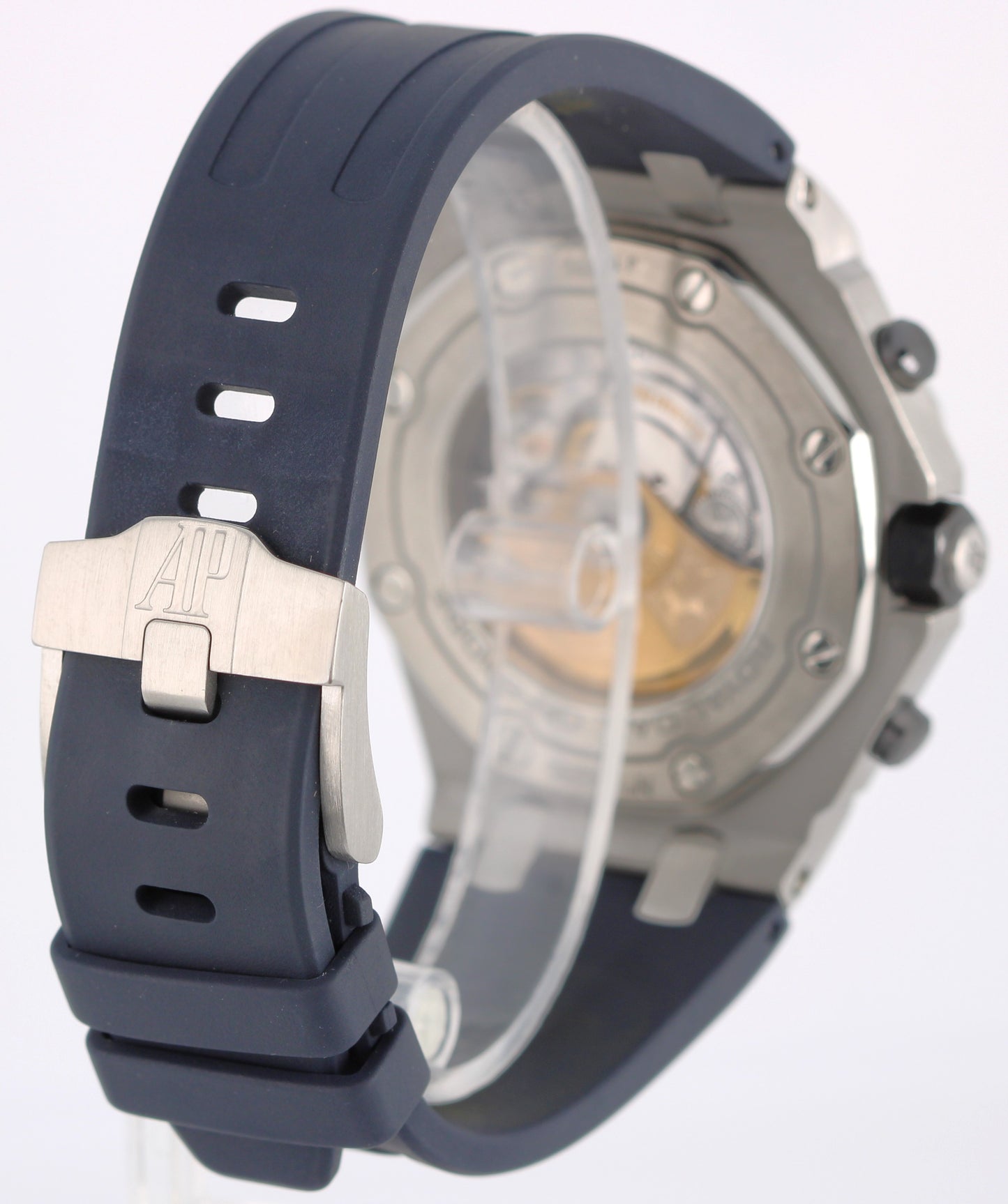 Audemars Piguet Royal Oak Offshore Steel Navy Blue Orange 42mm 26470ST Watch