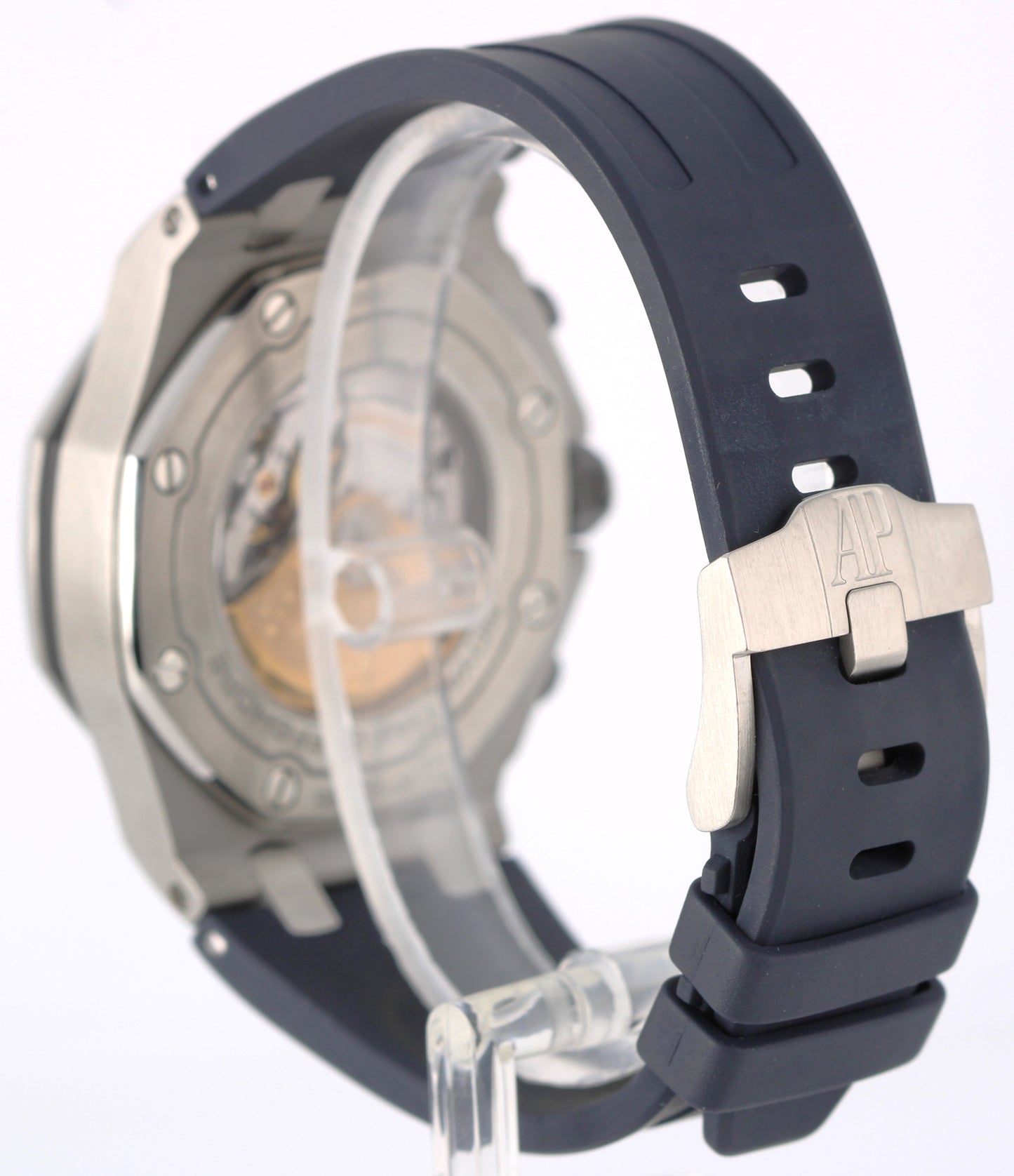 Audemars Piguet Royal Oak Offshore Steel Navy Blue Orange 42mm 26470ST Watch