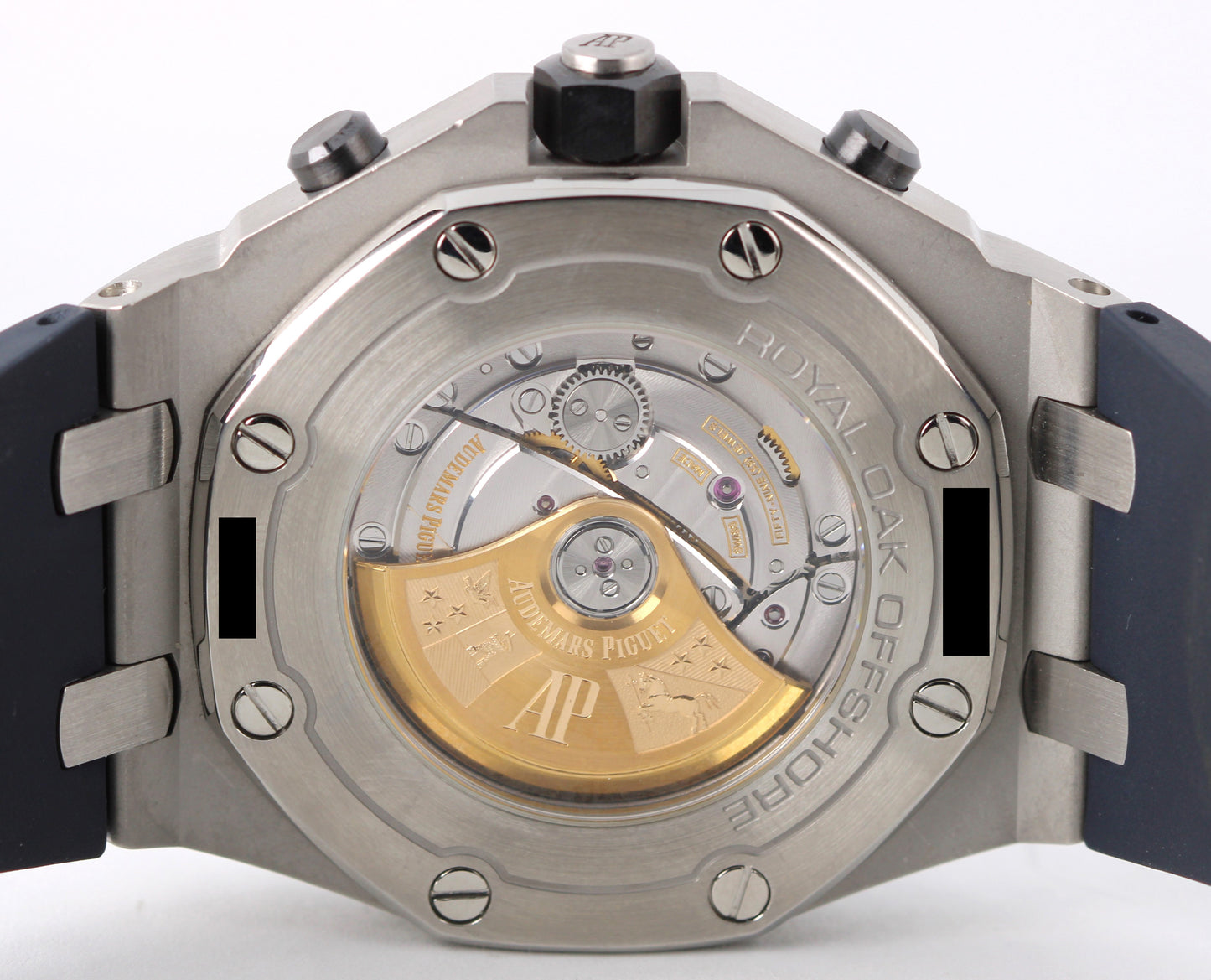 Audemars Piguet Royal Oak Offshore Steel Navy Blue Orange 42mm 26470ST Watch