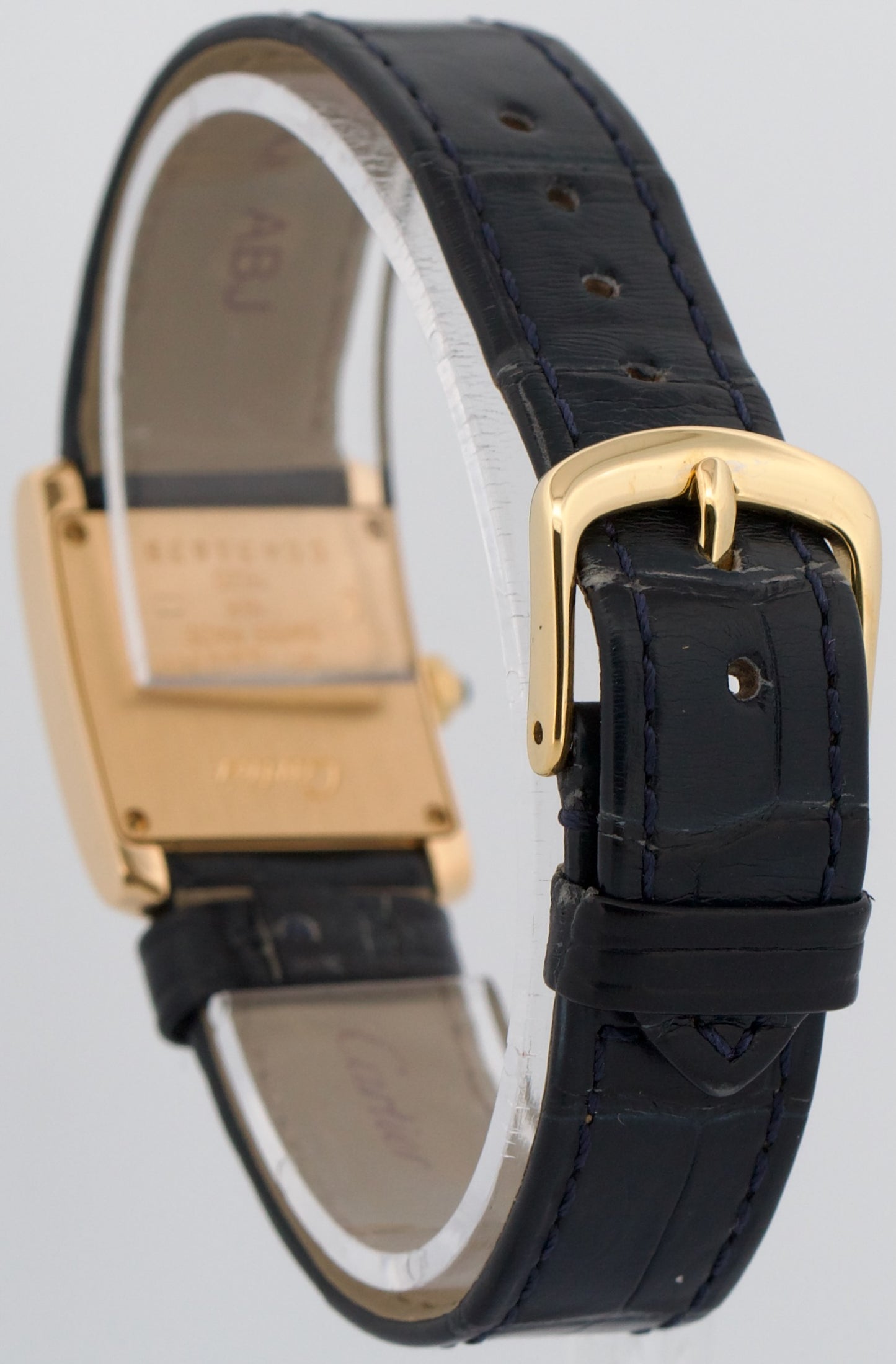 Ladies Cartier Tank Francaise IVORY 18K Gold 25mm Quartz W5000256 1820 Watch