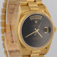 1993 Rolex Day-Date President FACTORY BLACK ONYX 36mm 18K Yellow Gold 18238