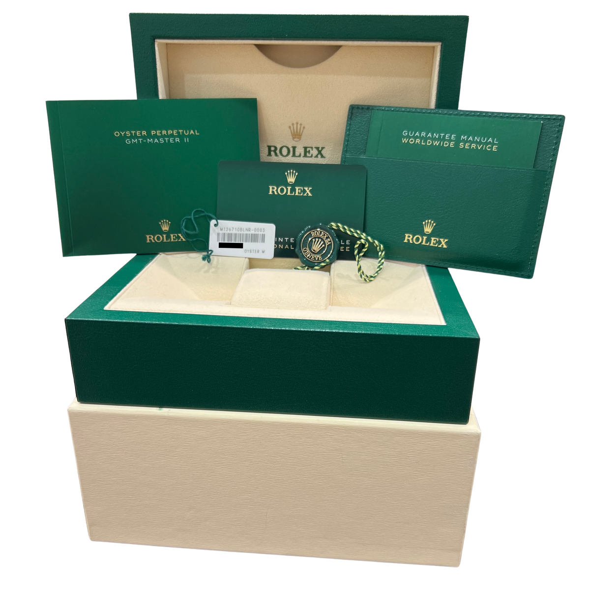 2023 Rolex GMT-Master II Batman 126710 BLNR Blue Steel 40mm Watch Box Papers