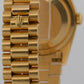 1996 Rolex Day-Date President FACTORY BLACK ONYX 36mm 18K Yellow Gold 18238