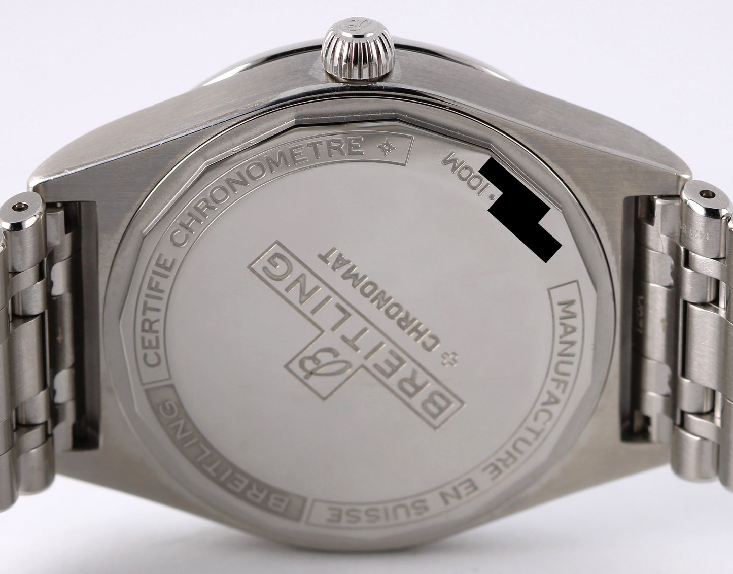 Breitling Chronomat Automatic 36 PAPERS Steel Mint Green 36mm A10380 Watch Box