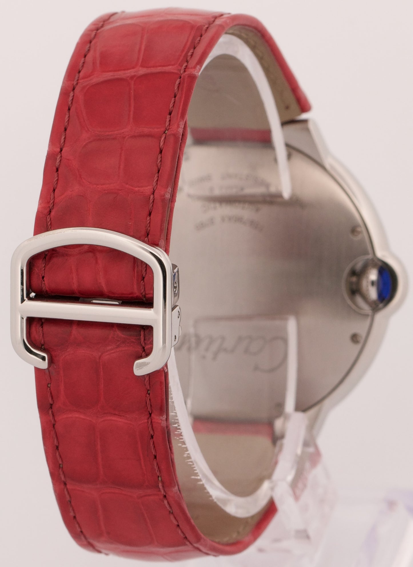 2023 PAPERS Cartier Ballon Bleu SILVER Automatic 42mm 3765 W69016Z4 Watch BOX