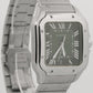 2024 PAPERS Cartier Santos-Dumont GREEN Stainless Steel WSSA0062 4072 39.8mm BOX