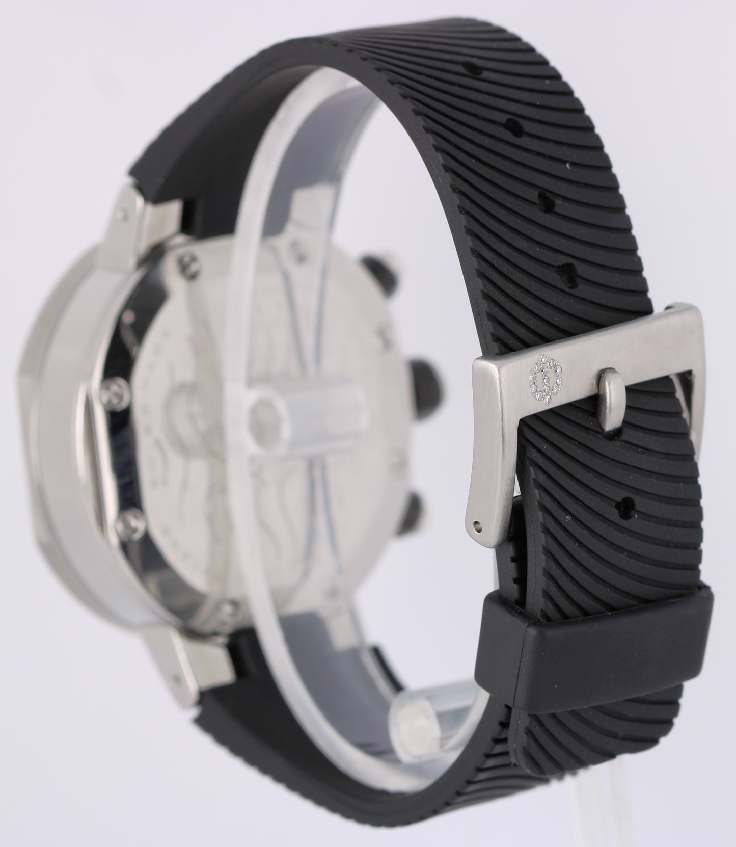 Clerc Geneve CXX Scuba DIAMONDS Chronograph Steel Silver 42mm CXXDSN115Q Watch