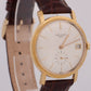 VINTAGE Patek Philippe Calatrava 36mm SILVER Automatic 18K Gold Leather 3445