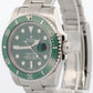 2010 PAPERS Rolex Submariner Date HULK Ceramic Steel GREEN 40mm 116610 LV BOX