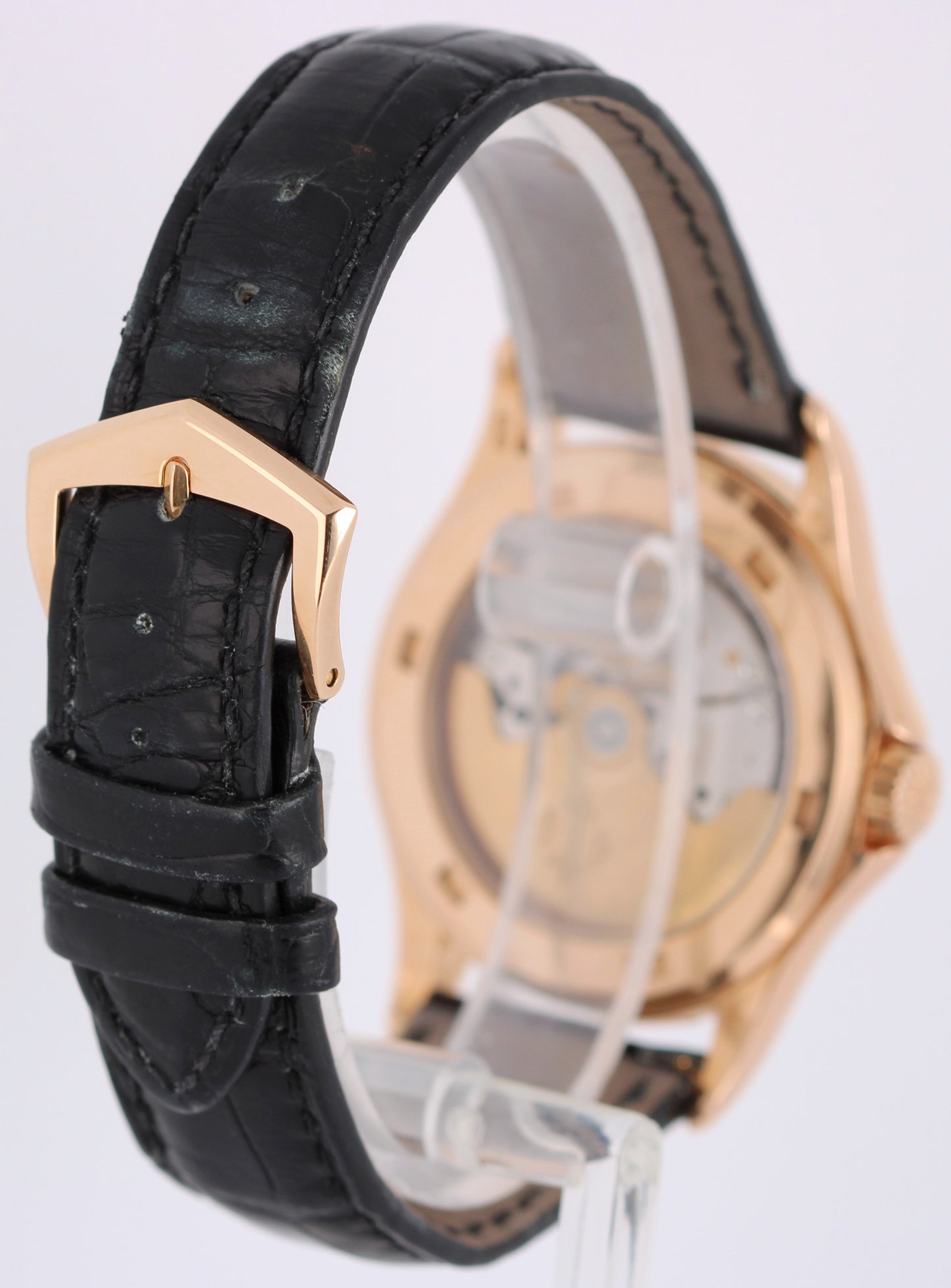 ARCHIVE PAPERS Patek Philippe Calatrava 18k Rose Gold White Roman 37mm 5117R BOX