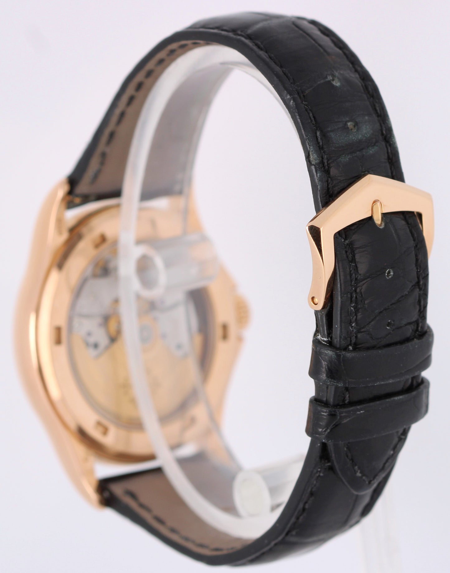 ARCHIVE PAPERS Patek Philippe Calatrava 18k Rose Gold White Roman 37mm 5117R BOX