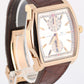 IWC Da Vinci Chronograph 18k Rose Gold Silver 43mm IW376402 Brown Leather Watch