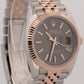 2026 PAPERS Rolex DateJust RHODIUM 18K Rose Gold Steel JUBILEE 36mm 126231 BOX