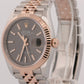 2026 PAPERS Rolex DateJust RHODIUM 18K Rose Gold Steel JUBILEE 36mm 126231 BOX