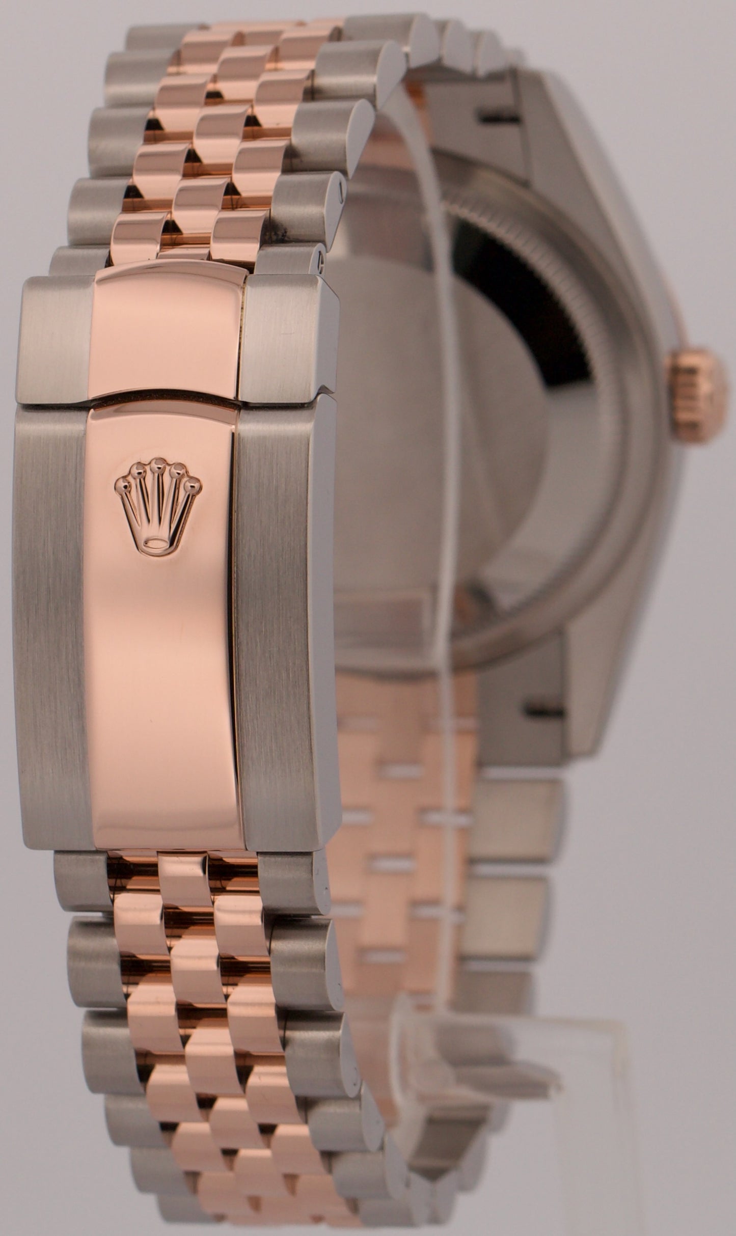 2026 PAPERS Rolex DateJust RHODIUM 18K Rose Gold Steel JUBILEE 36mm 126231 BOX