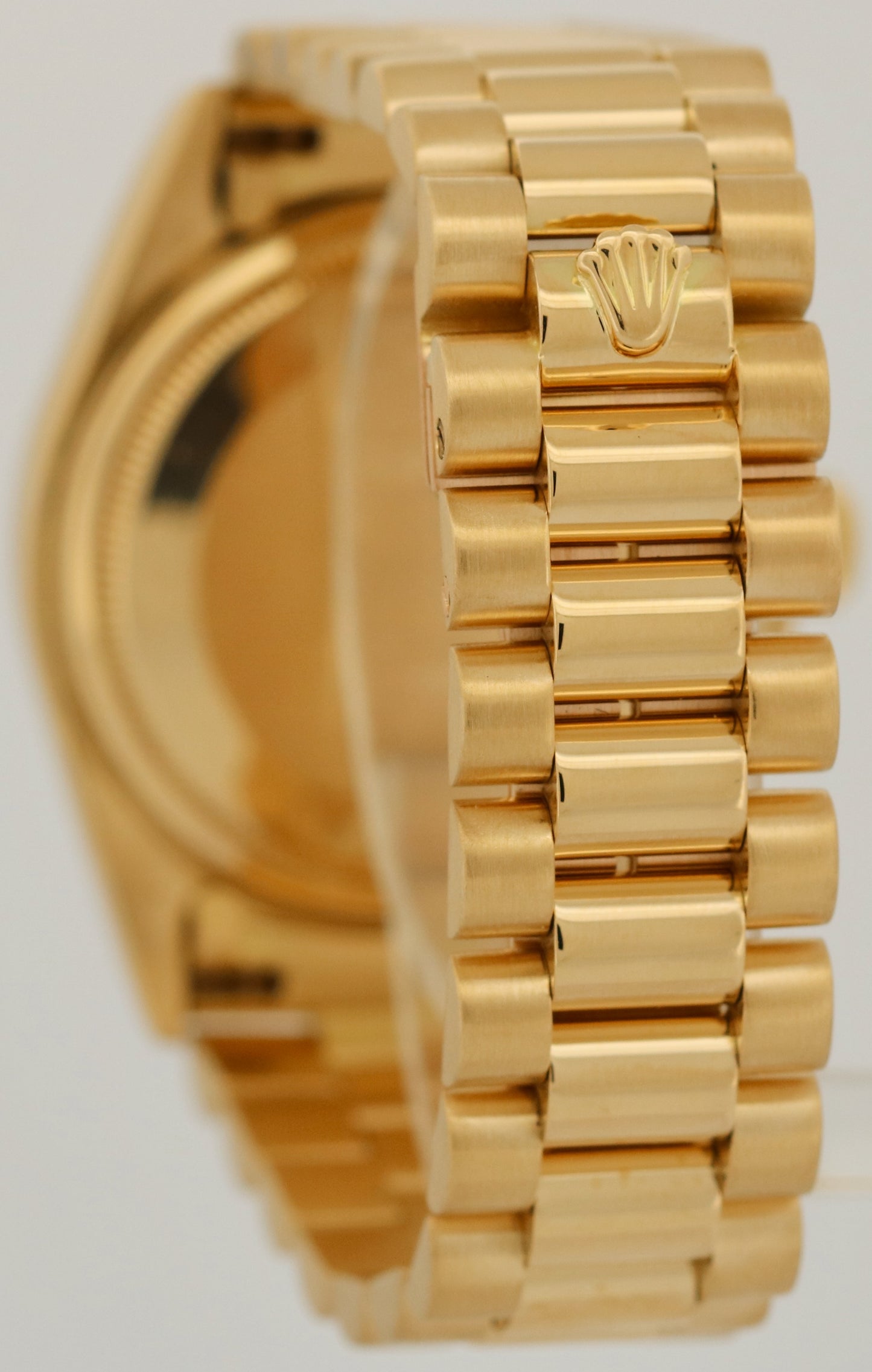 VINTAGE 1988 Rolex Day-Date President CHAMPAGNE 36mm 18K Yellow Gold 18038 Watch