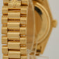 VINTAGE 1988 Rolex Day-Date President CHAMPAGNE 36mm 18K Yellow Gold 18038 Watch