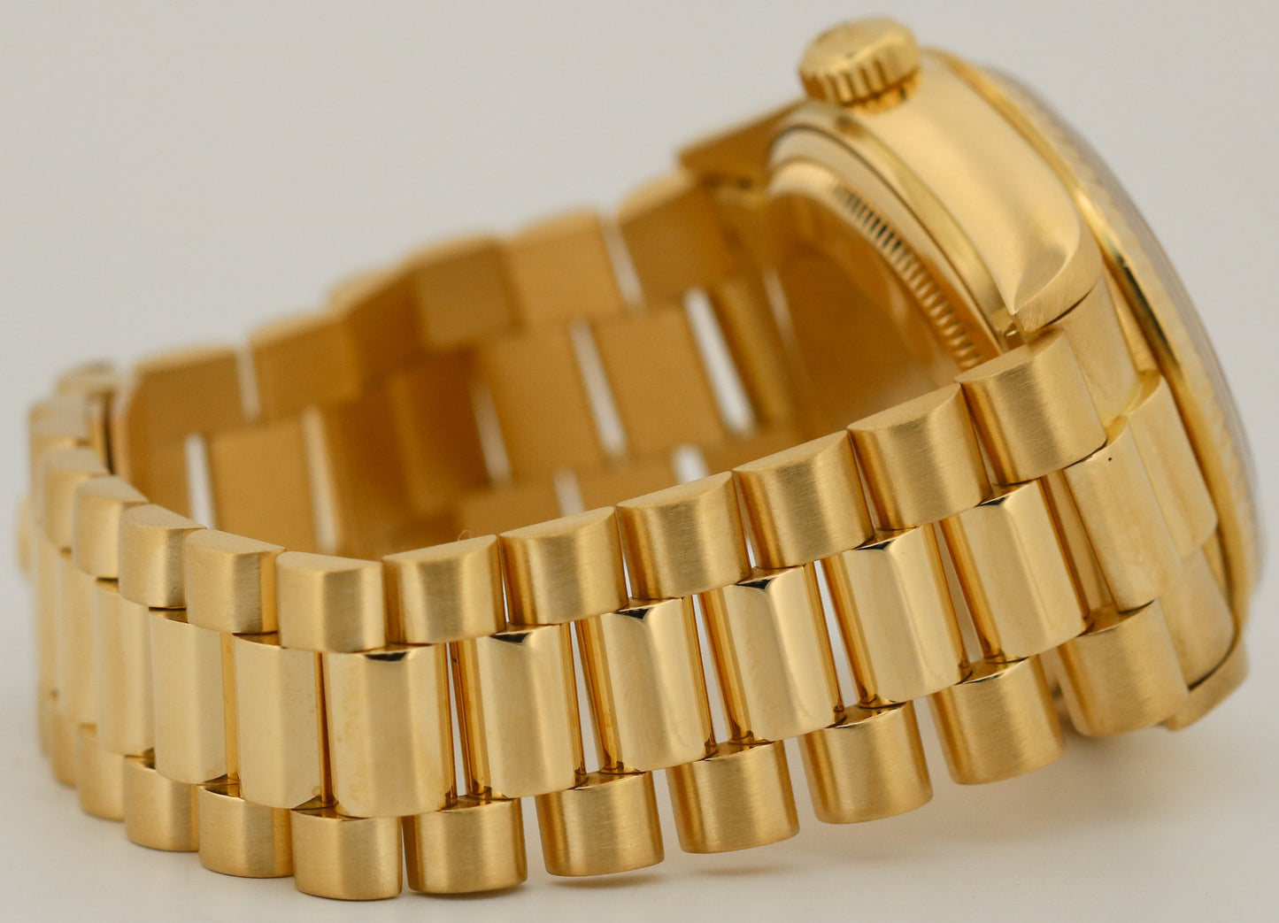 VINTAGE 1988 Rolex Day-Date President CHAMPAGNE 36mm 18K Yellow Gold 18038 Watch