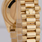 MINT Rolex Day-Date President FACTORY DIAMOND 36mm 18K Yellow Gold Watch 18348