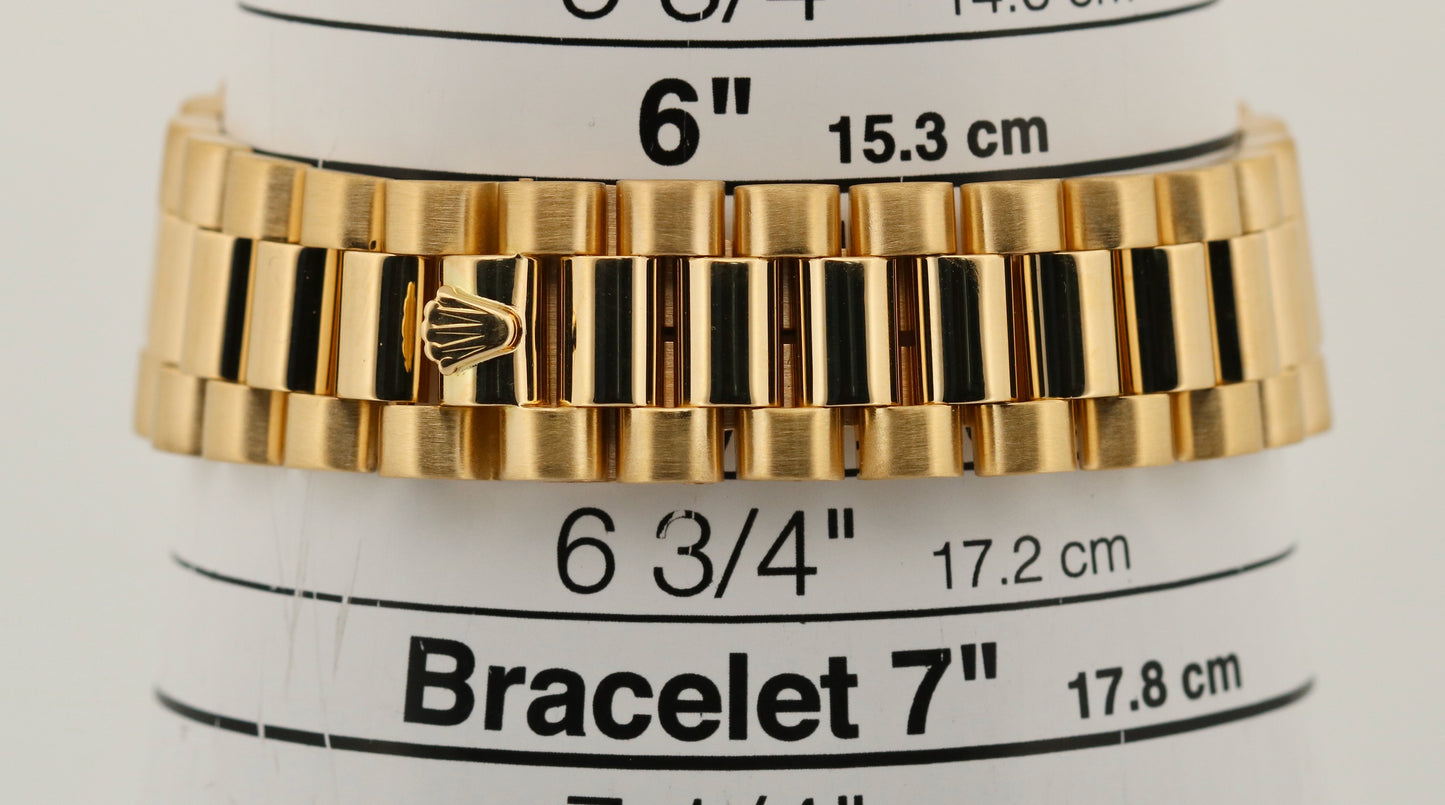 VINTAGE 1988 Rolex Day-Date President CHAMPAGNE 36mm 18K Yellow Gold 18038 Watch