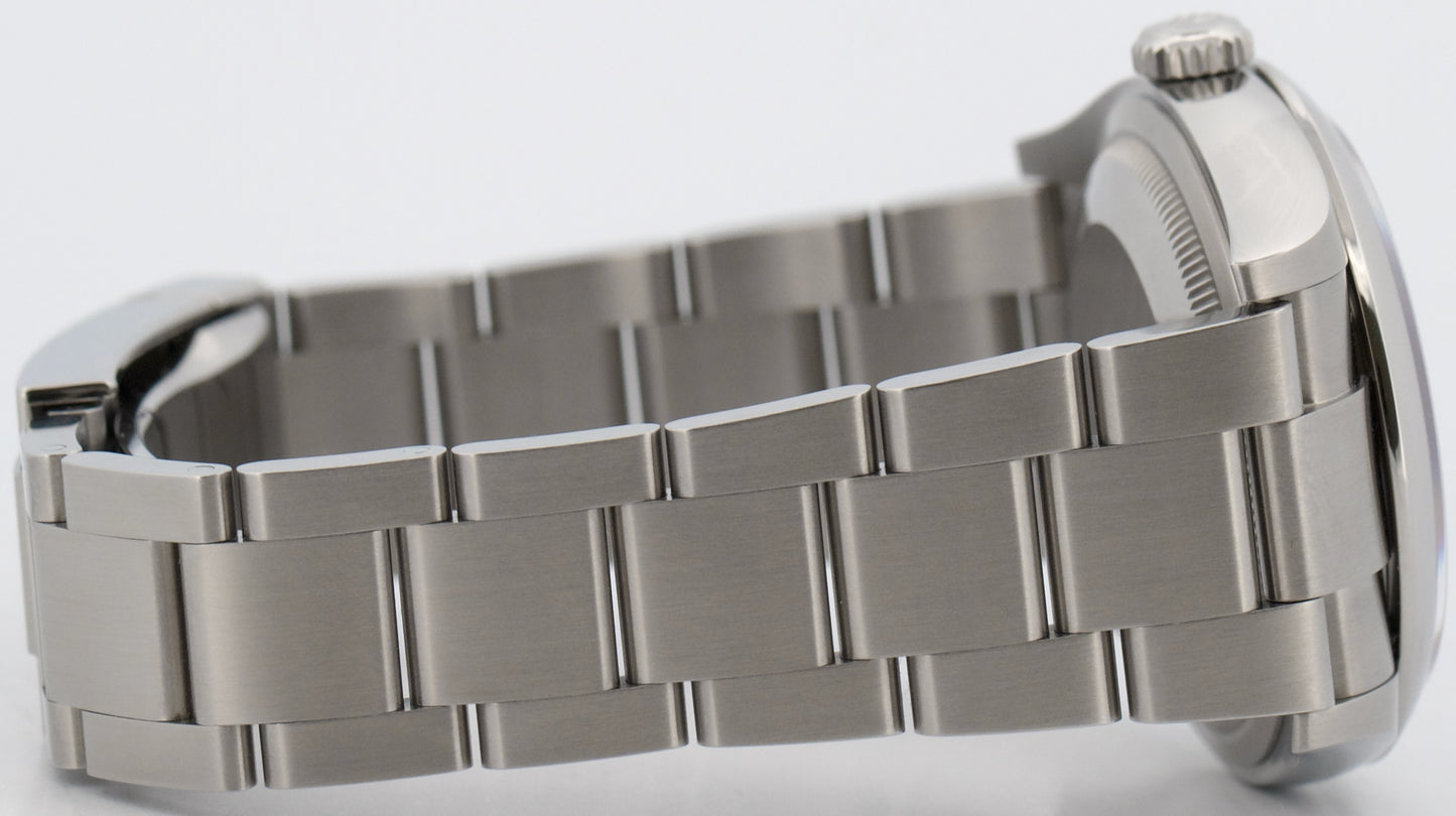 2025 PAPERS Rolex Oyster Perpetual LAVENDER PURPLE Steel 36mm Watch 126000 BOX