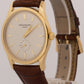 Patek Philippe Calatrava SILVER 18K Yellow Gold 37mm Automatic Watch 5196J