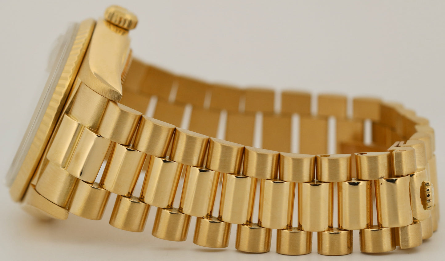 VINTAGE 1978 Rolex Day-Date President CHAMPAGNE TAPESTRY 36mm 18K Gold 18038