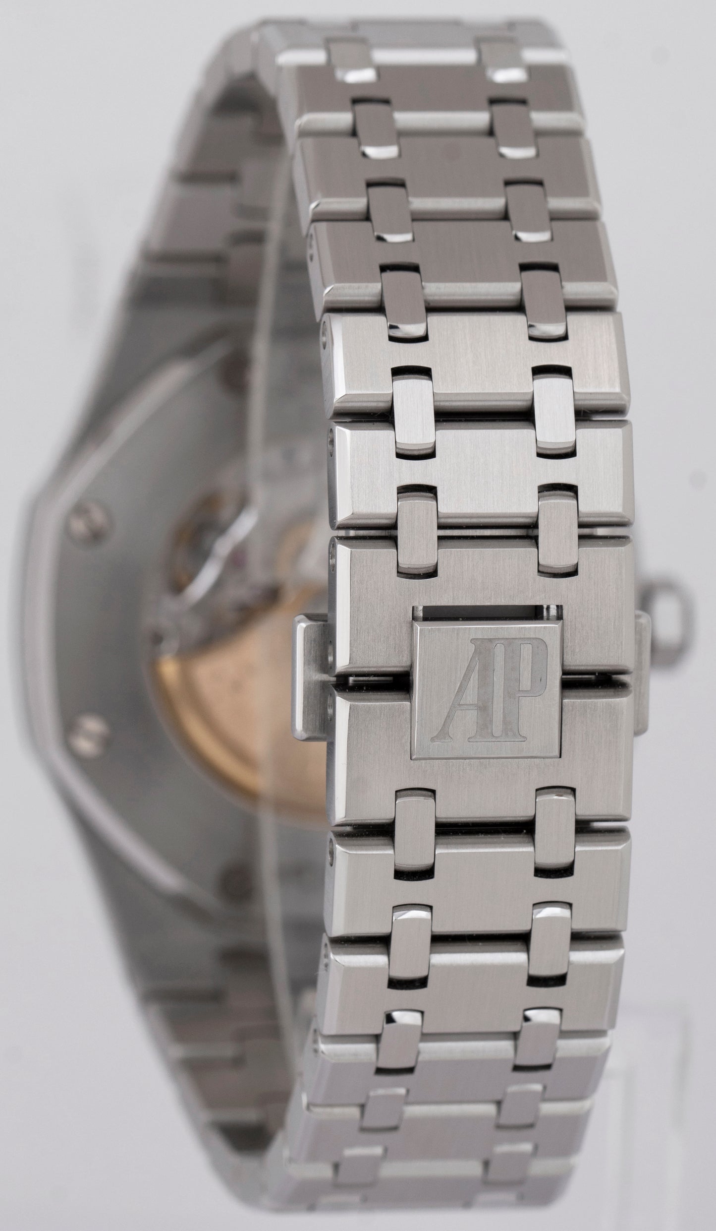 MINT Audemars Piguet Royal Oak White Steel 41mm Watch 15400ST.OO.1220ST.02